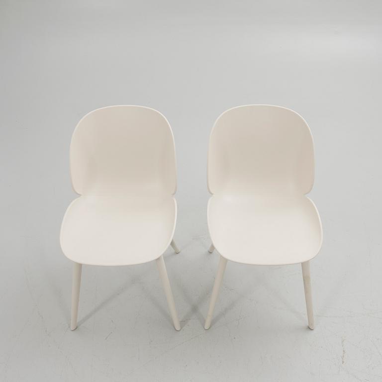 GamFratesi, chairs, 5 pcs, "Beetle", Gubi, Denmark.