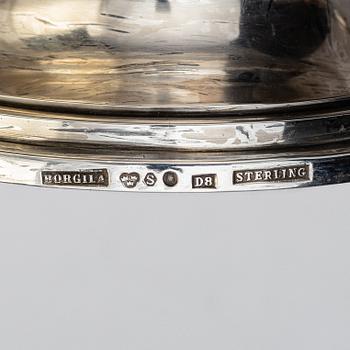 Atelier Borgila, a sterling silver bowl on foot, Stockholm 1930.