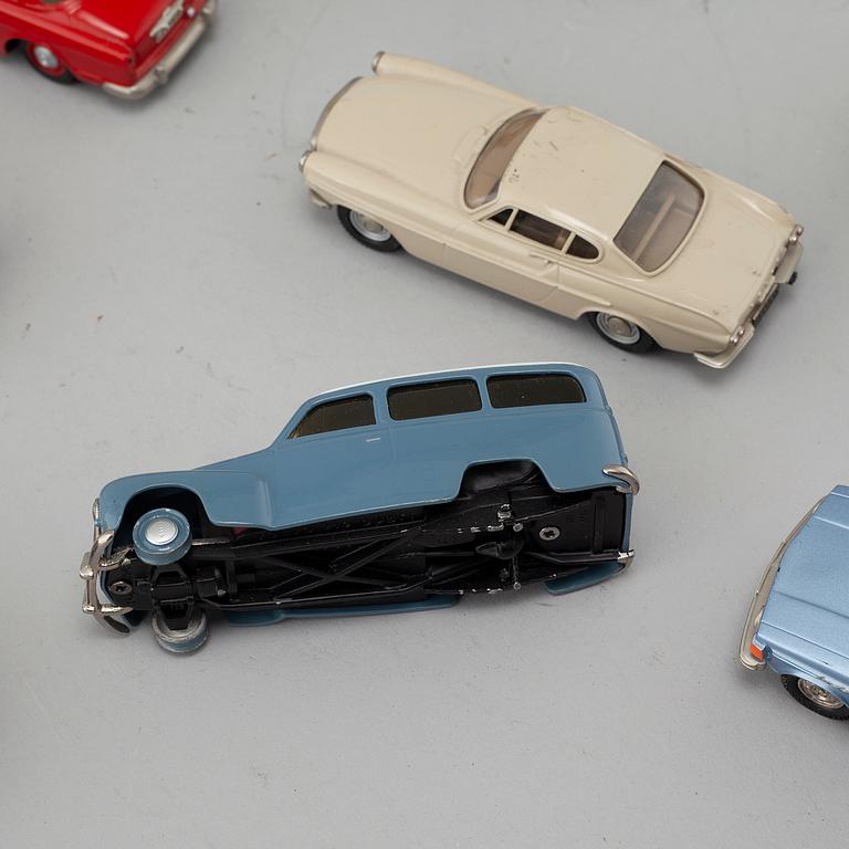 A collection of toy cars of 8 pcs, England. 20th century.