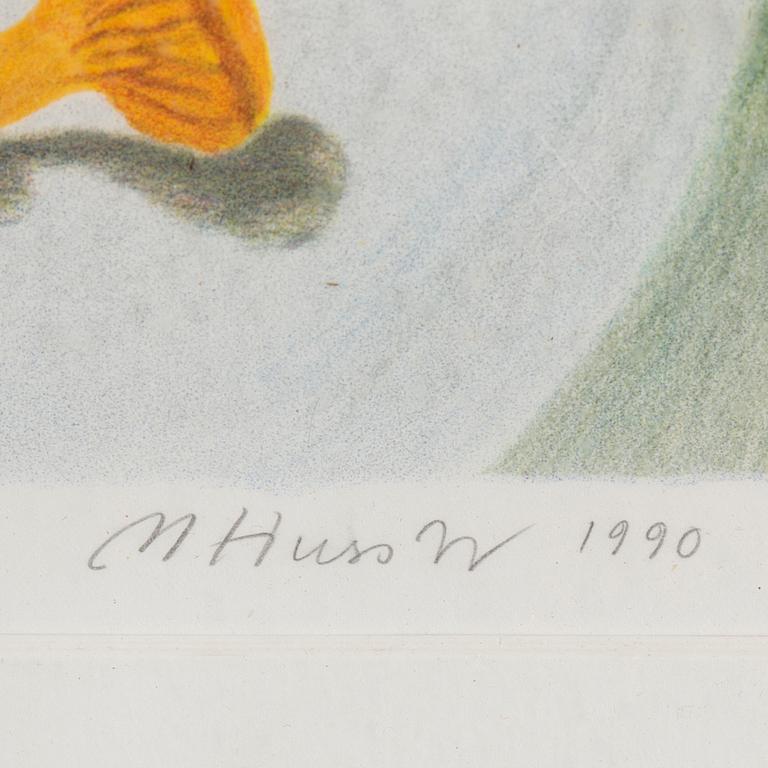 MONA HUSS WALIN, a colour lithograph, signed and numbered 129/460.