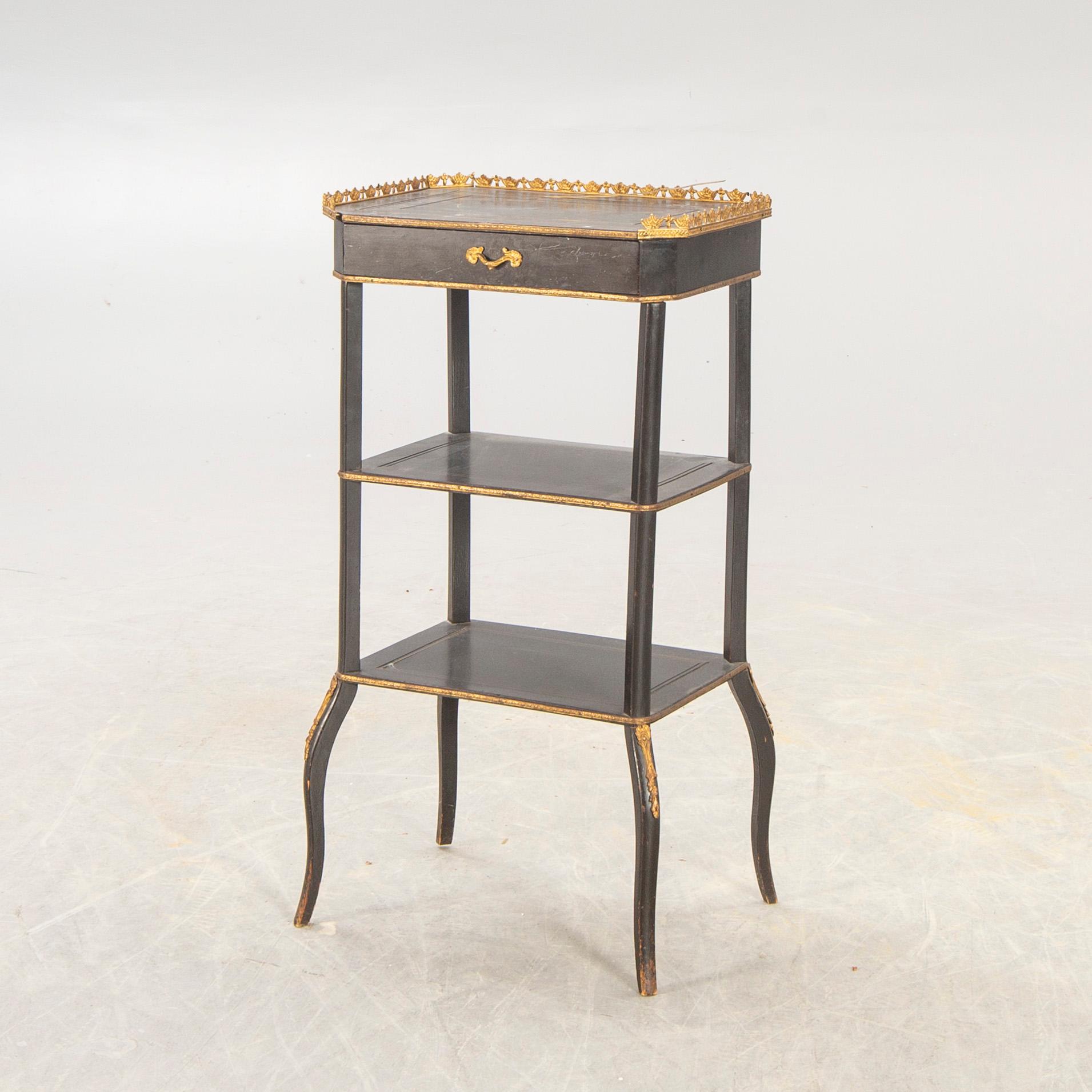 A late 19th century Neo Louis XVI bedside table.