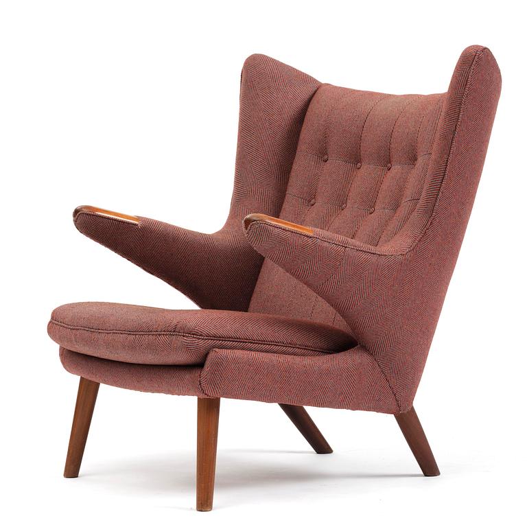 Hans J. Wegner, fåtölj, "Bamse", AP-stolen, Danmark, 1950-60-tal.