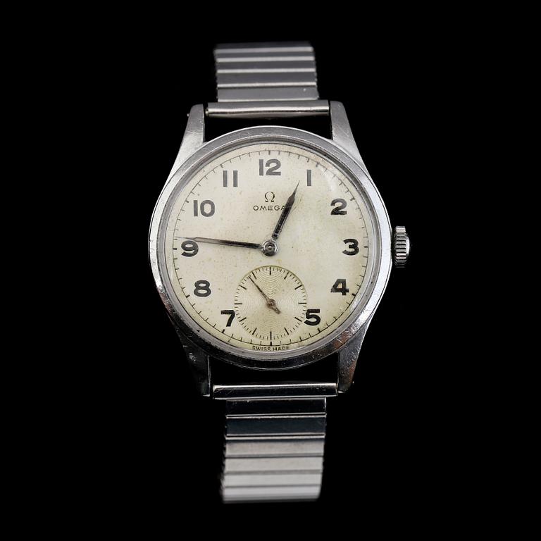 ARMBANDSUR, stål, Omega.