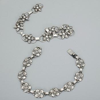 PARTI SMYCKEN, 13 delar, silver, bland annat Alton, 1900-talets andra hälft. Total vikt ca 140 gram.