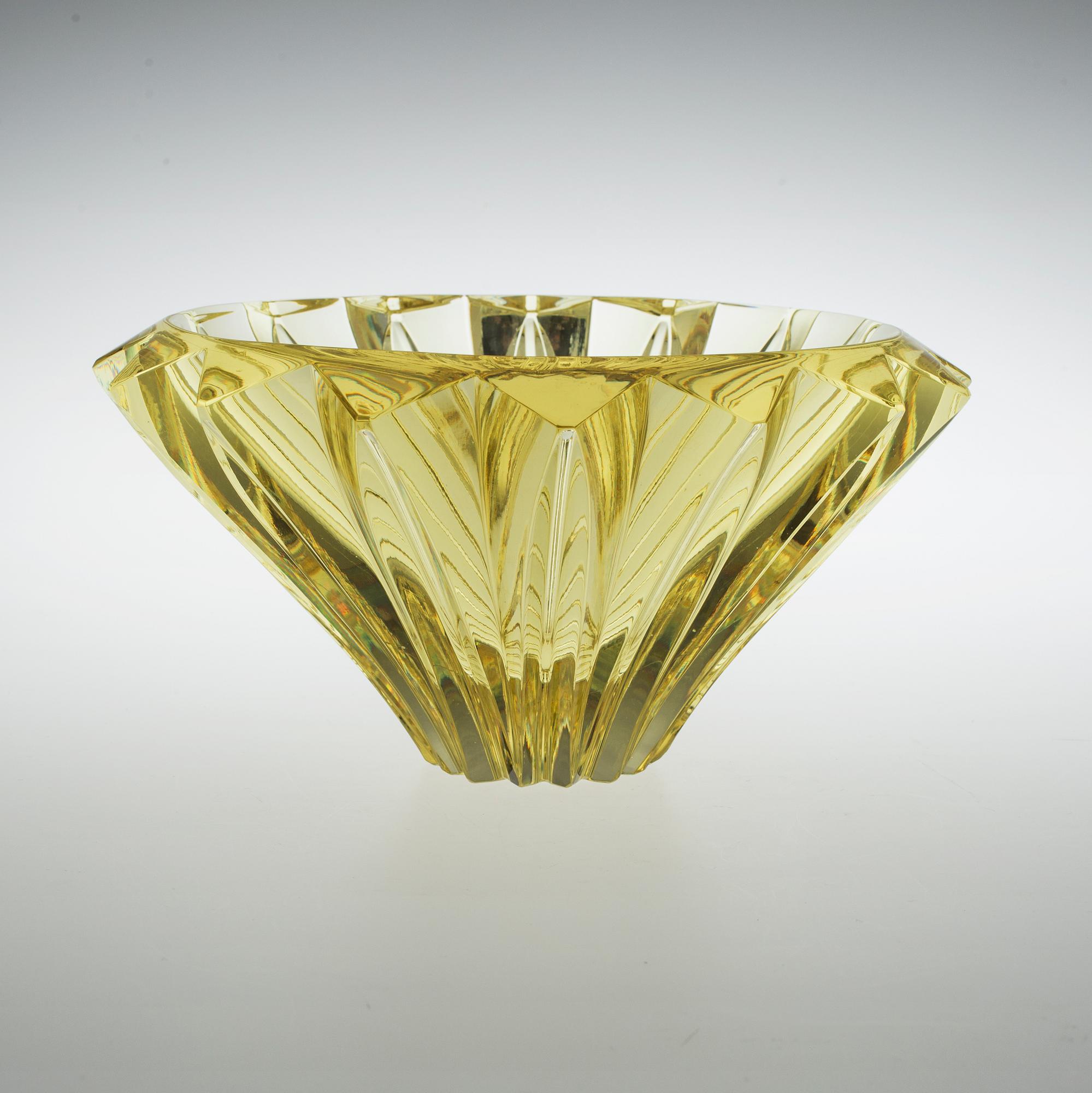 SKÅL, glas. "Kronblad", Aimo Okkolin, Rihiimäen Lasi Oy.