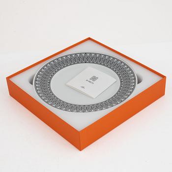Hermès, plates, a pair, "H-Deco".
