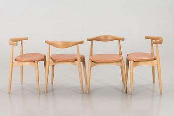 HANS J. WEGNER, stolar 6 st, "CH 20", för Carl Hansen & Søn.