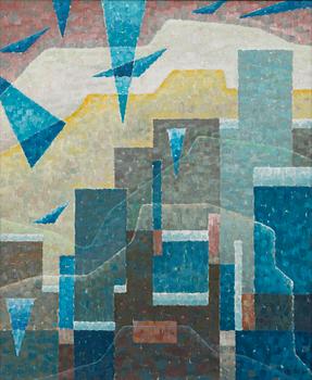 NILS ERIK WICKBERG, öljy kankaalle, signeerattu NEW 68.