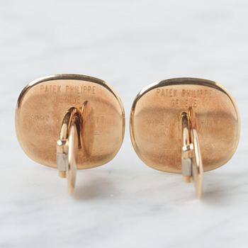 PATEK PHILIPPE, Genève, Golden Ellipse, cuff links, 22 x 19,5 mm,.