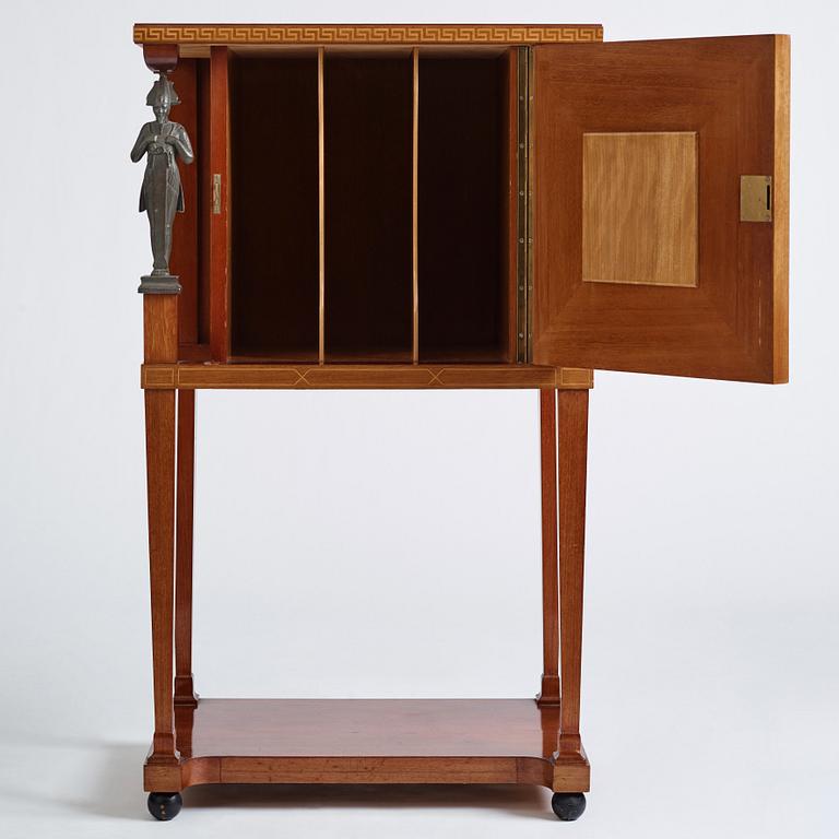 Austria/ Germany, probably, a mahogany cabinet/ a sheet music cabinet, early 20th century.