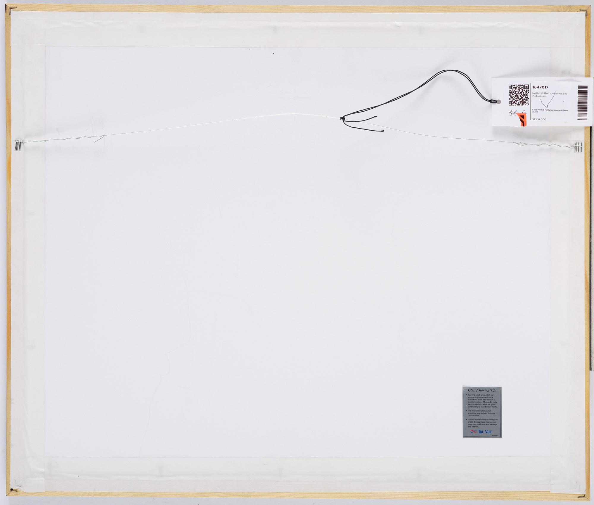 Käthe Kollwitz, "Die Gefangene" ur: Bauernkrieg (Peasant's War).