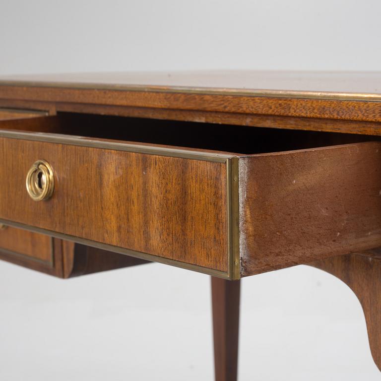 A Gustavian style desk, mid-20th century.