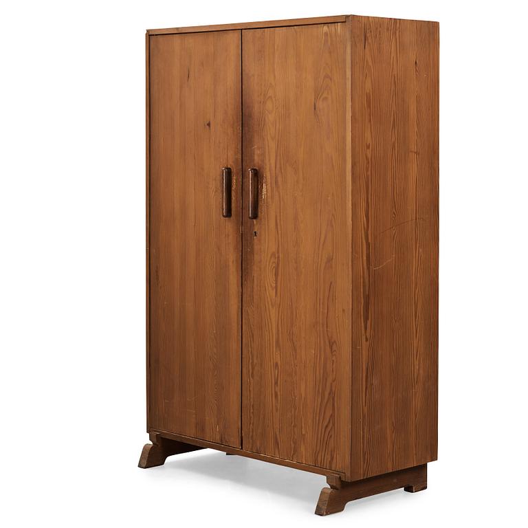 Axel Einar Hjorth, a stained pine cabinet "Sport", Nordiska Kompaniet 1930's.