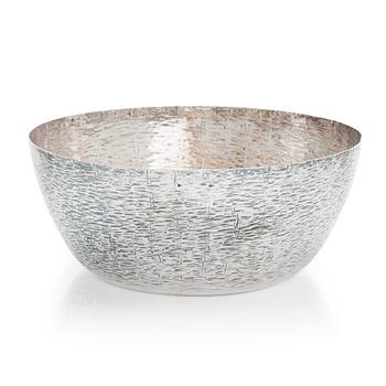 Tapio Wirkkala, a sterling silver punch bowl, Kultakeskus, Hämeenlinna 1971.