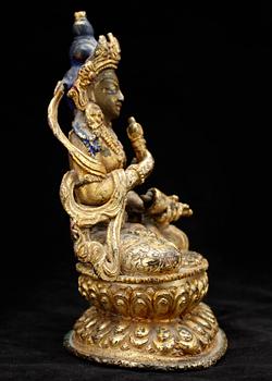 VAJRASATTVA, brons, Nepat/Tibet, 1800-tal.