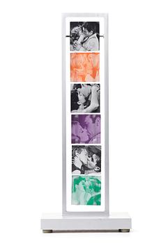 1259. John Baldessari, "Jacobs Ladder: Love (Yellow, Red, Blue and Black and White); War (Orange, Violet, Green and Black and White)".