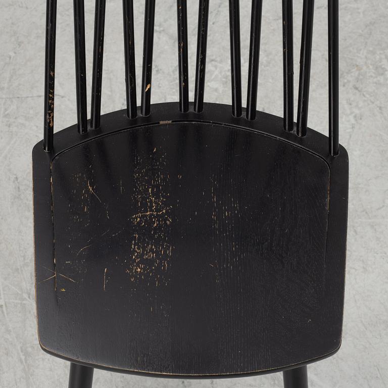 Hans K. dining table and two chairs "Zig-zag, contemporary.
