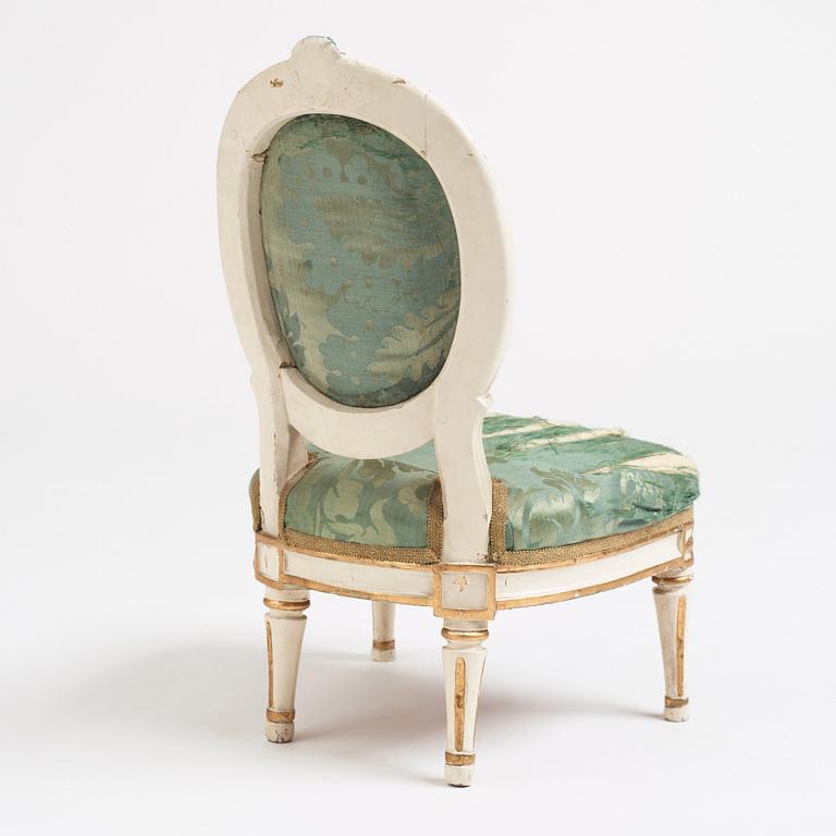 A Gustavian chair for children, Stockholm, second part of the 18th century.