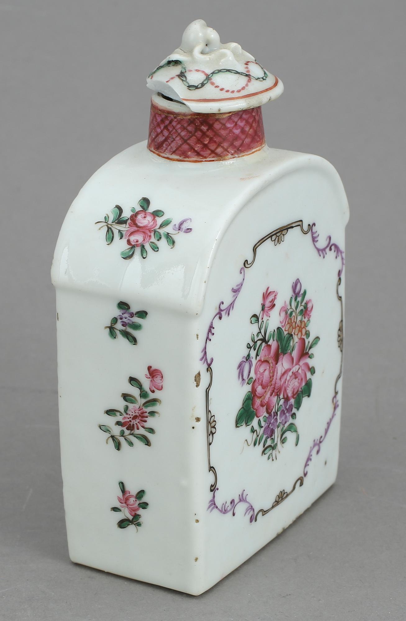TEDOSA, porslin, Qingdynastin Qianlong 1736-95.