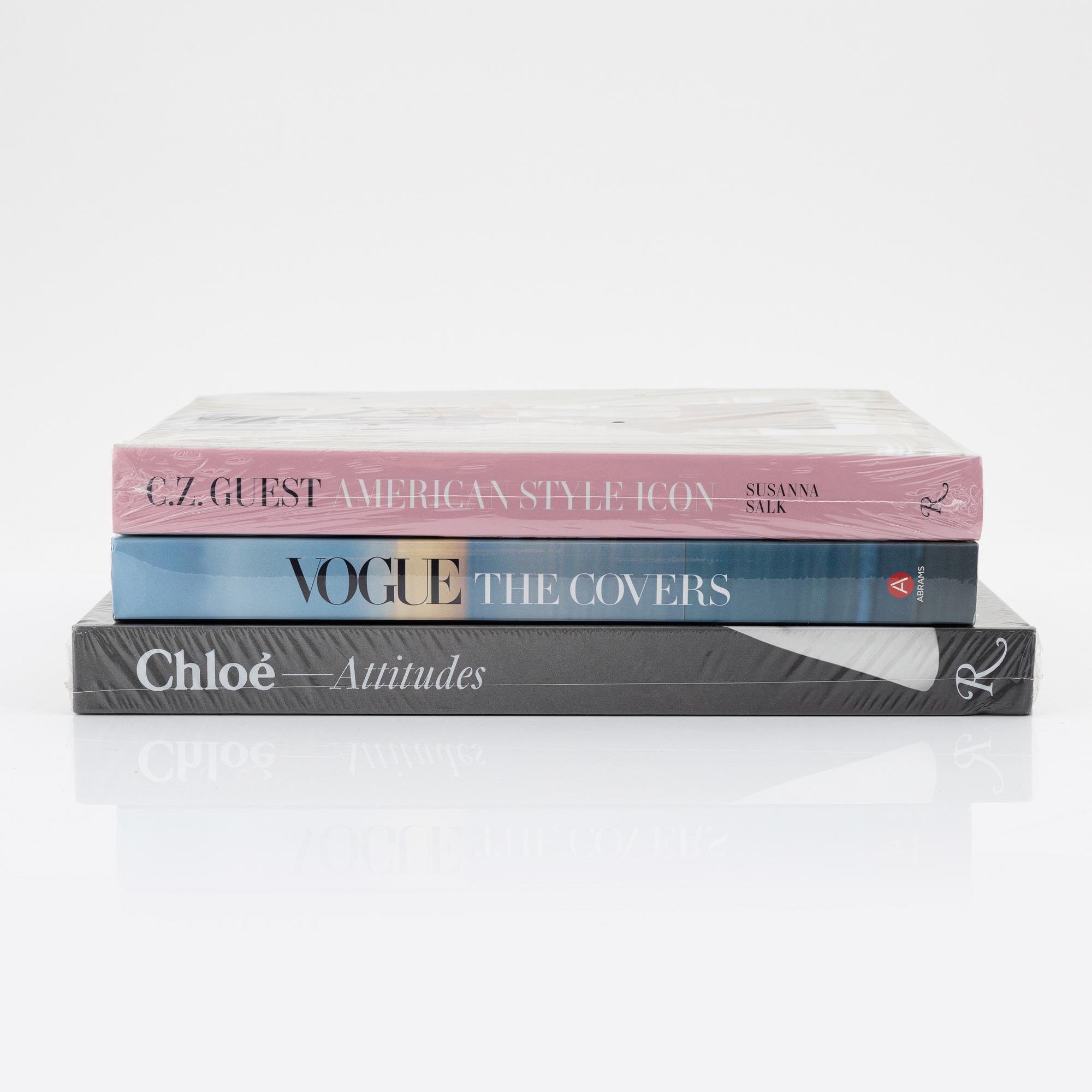 A set of three books.