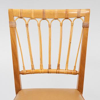 Josef Frank, stolar, 6 st, modell 1165, Firma Svenskt Tenn, efter 1985.
