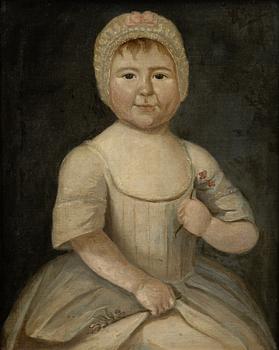 Unknown artist, 19th century, Child portrait.