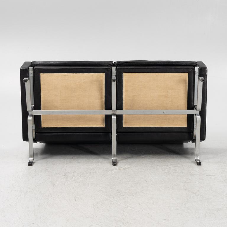 Poul Kjaerholm, a leather upholstered PK-31-2 sofa from E Kold Christensen, Denmark.