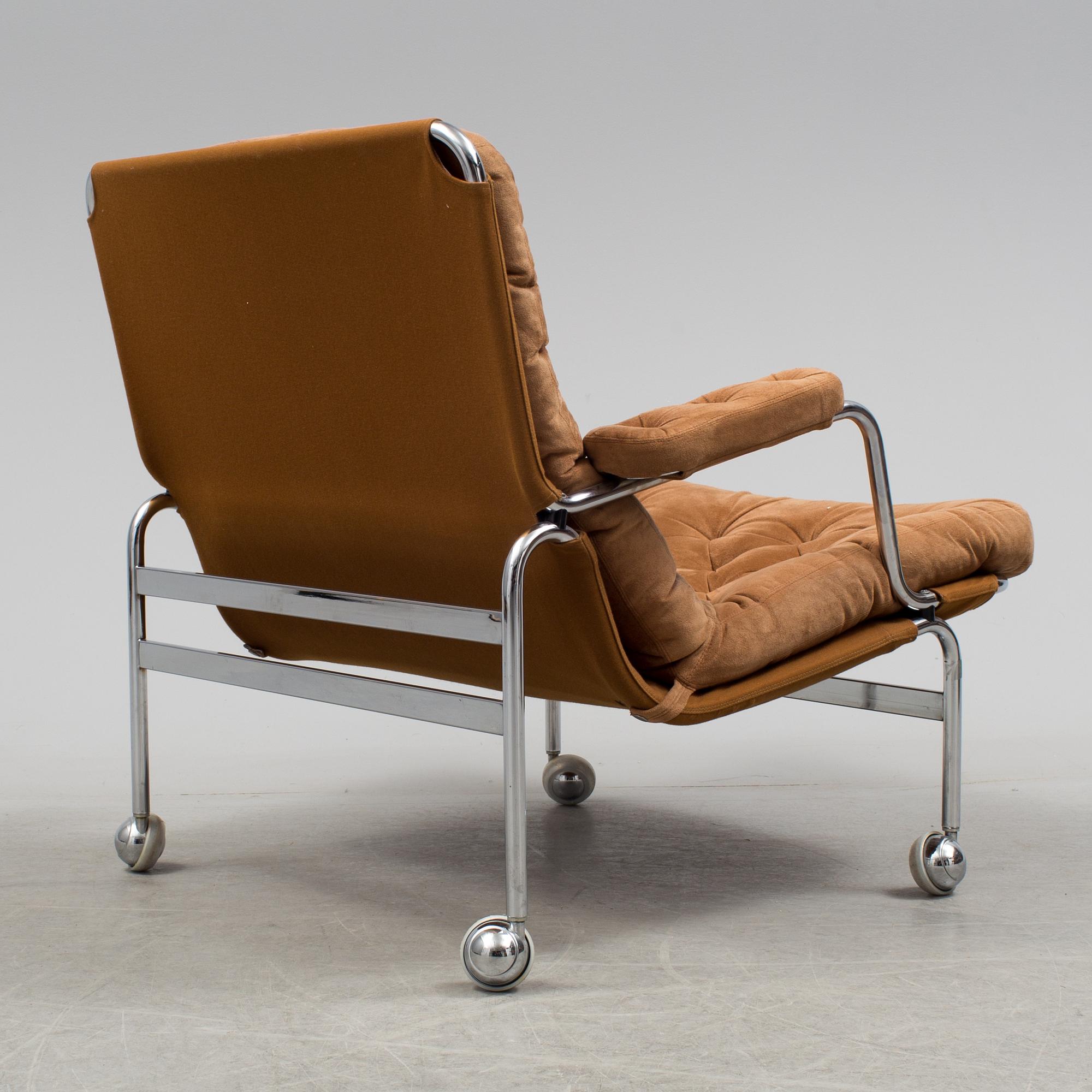 A 'Karin' easy chair by Bruno Mathsson, Dux.