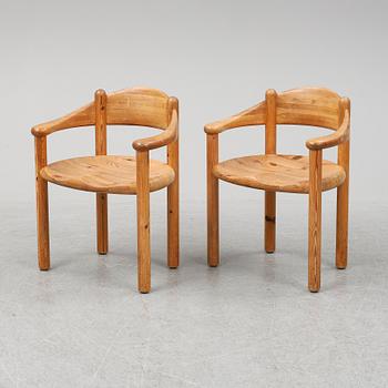 A group of five pine chairs, , Rainer Daumiller, Denmark, 1960/70s.