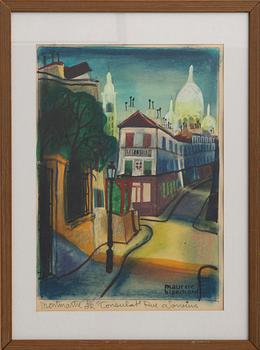 Maurice Blanchard, "Montmarte Le "Consulat" Rue Norvins".