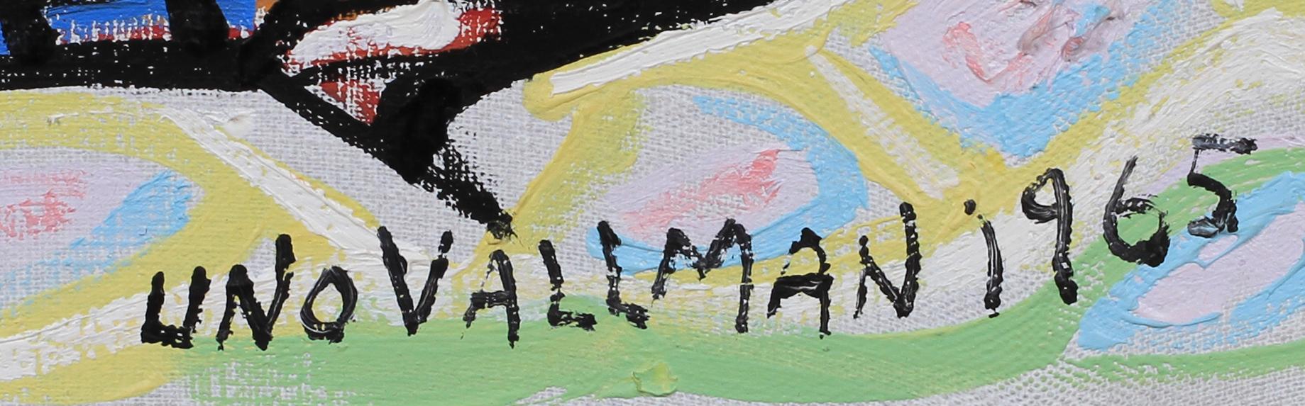 UNO VALLMAN, olja på duk. Sign och dat 1965.