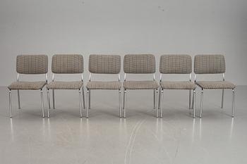 BORD och STOLAR, 6 st, Thonet, 1900-talets andra hälft.