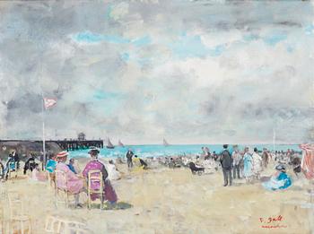 246. Francois Gall, At the beach.