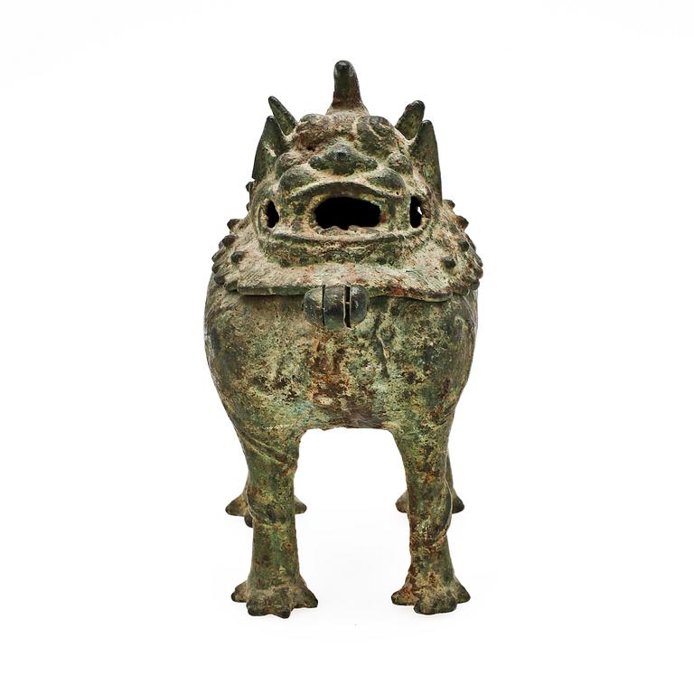 RÖKELSEKAR, brons, Mingstil, Kina.