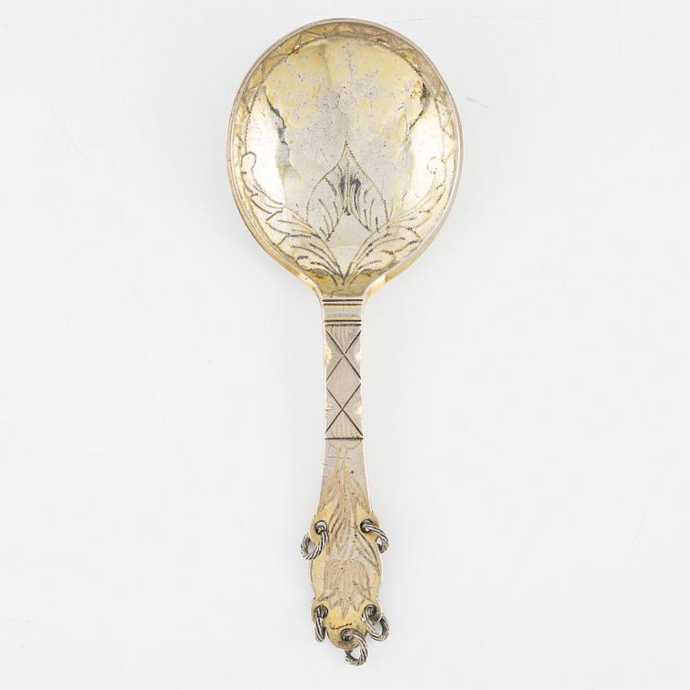A Swedish Silver Spoon, mark of Johan Gadd, Piteå 1764.