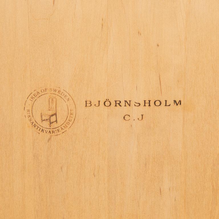 Folding table, "Björnsholm", from IKEA's 18th-century series, 1990s.