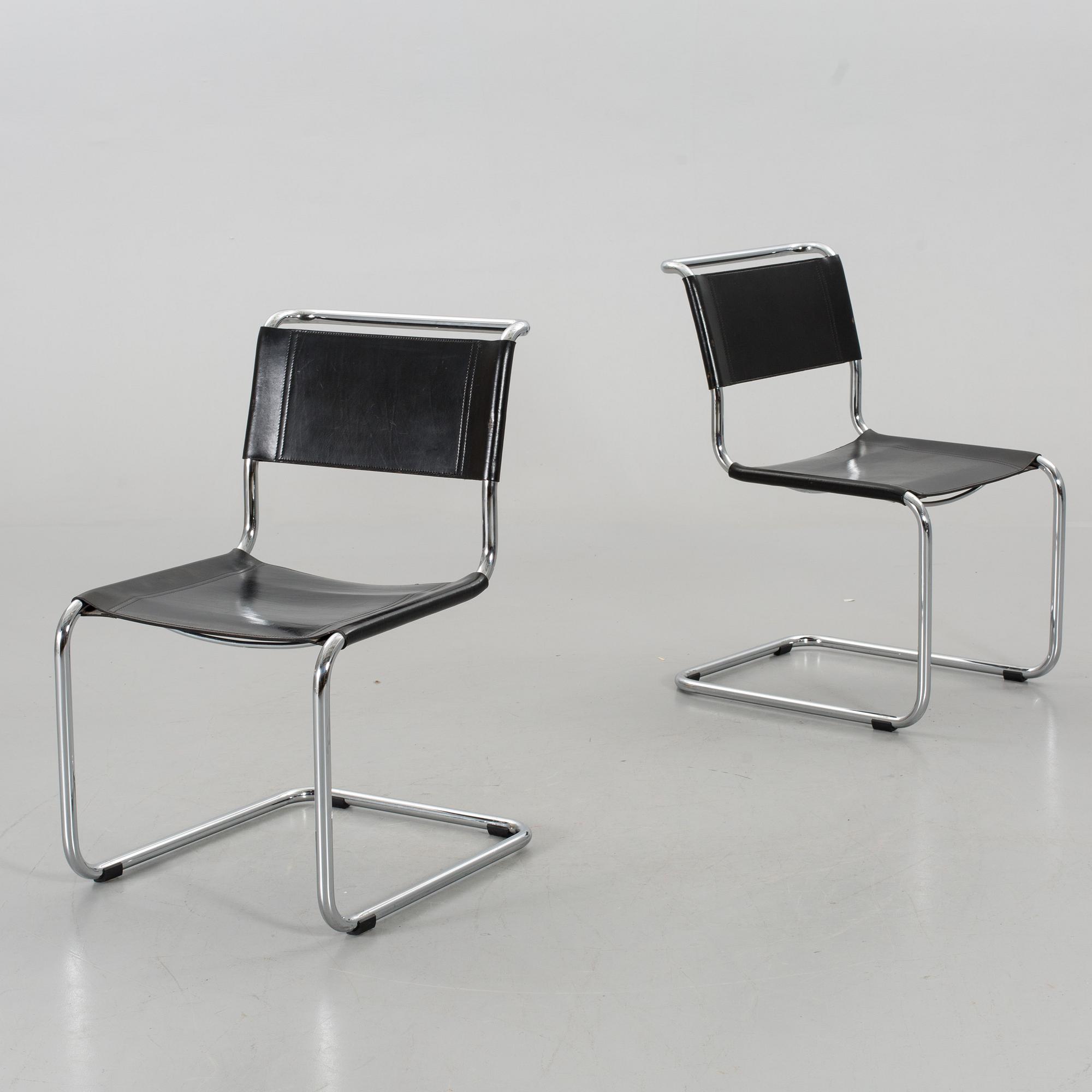 A PAIR OF LINEA VEAM CHAIRS, Italy.