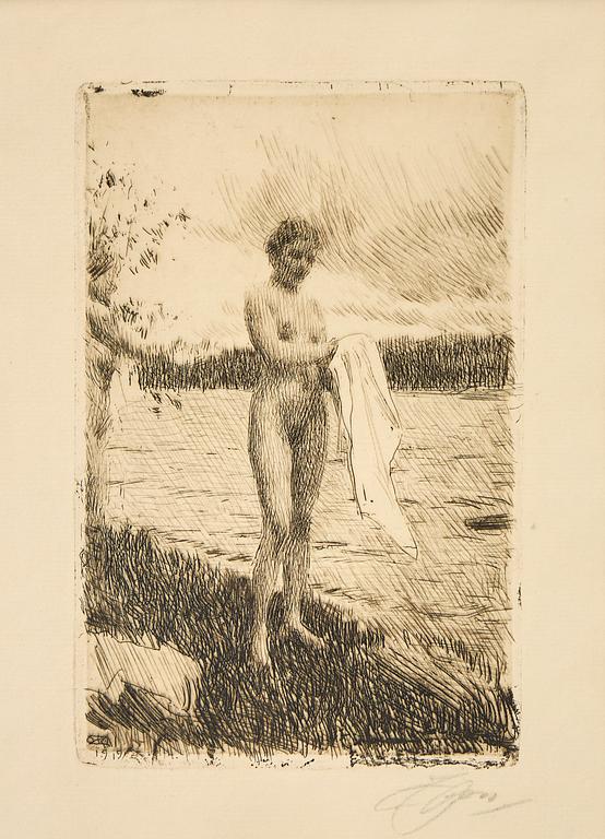 Anders Zorn, "Dalälven" translates to "The Dalälven" in English.
