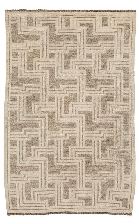 A CARPET, knotted pile in relief, ca 257,5-259 x 158,5-166 cm, Sweden the 1930's.