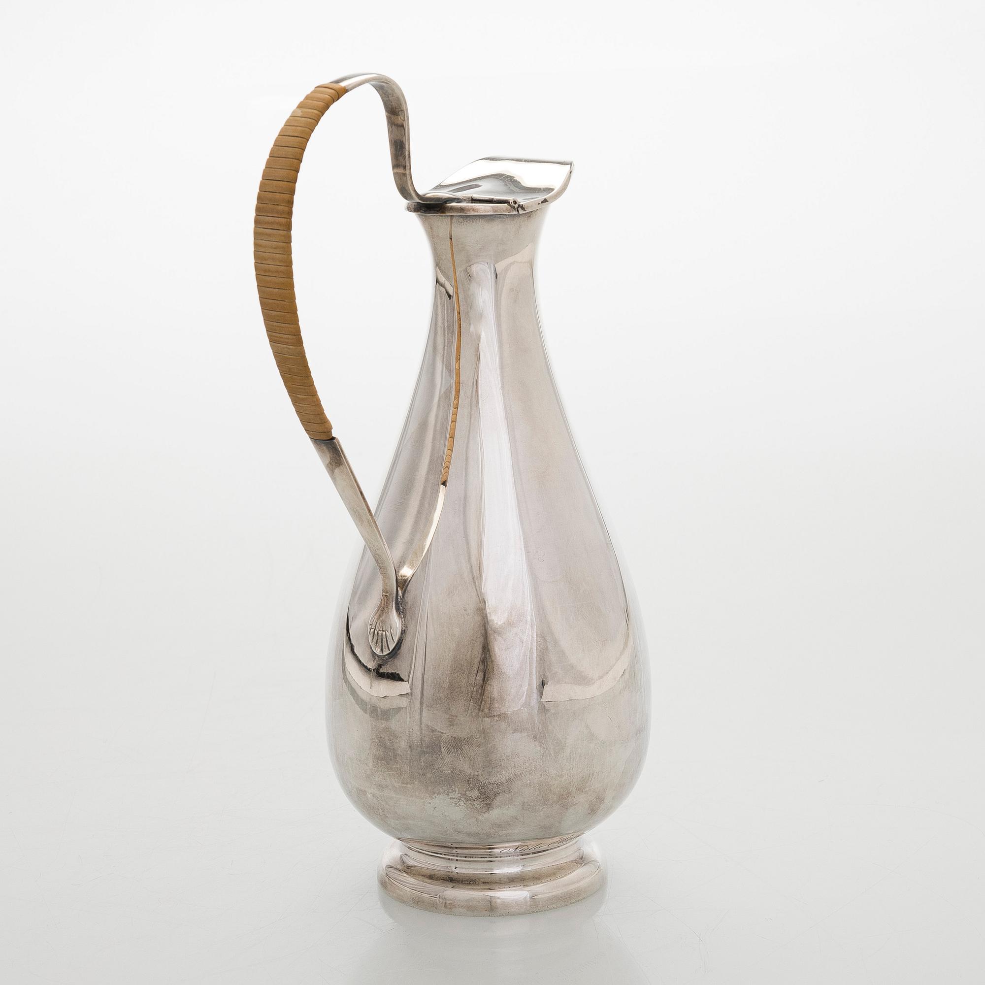 Kanna, silver, Hopeatehdas, Helsingfors 1954.