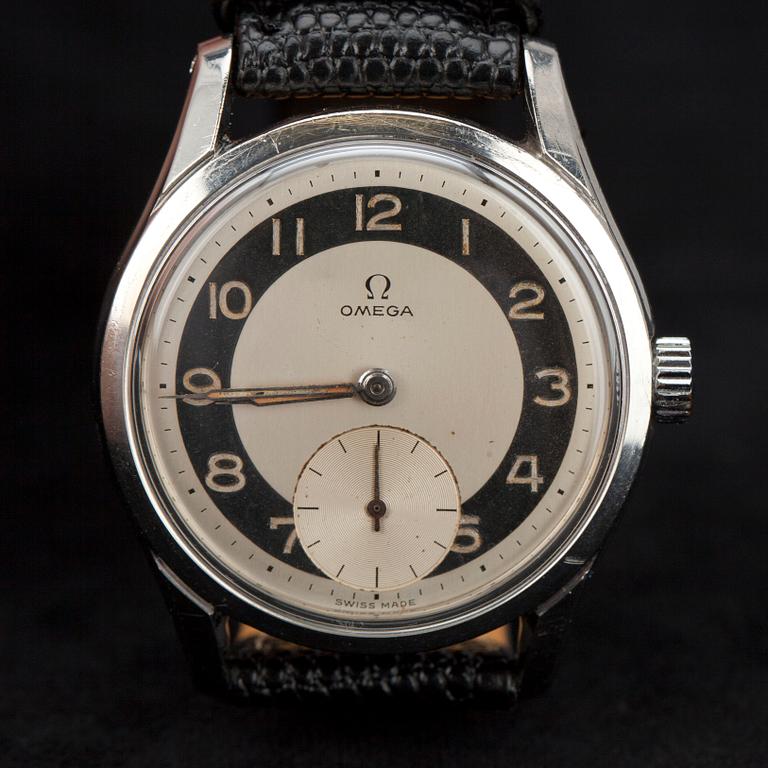 Armbandsur, herr.  Omega 266 1952. Stål. Ref: 2639-14. Diameter 36 mm.