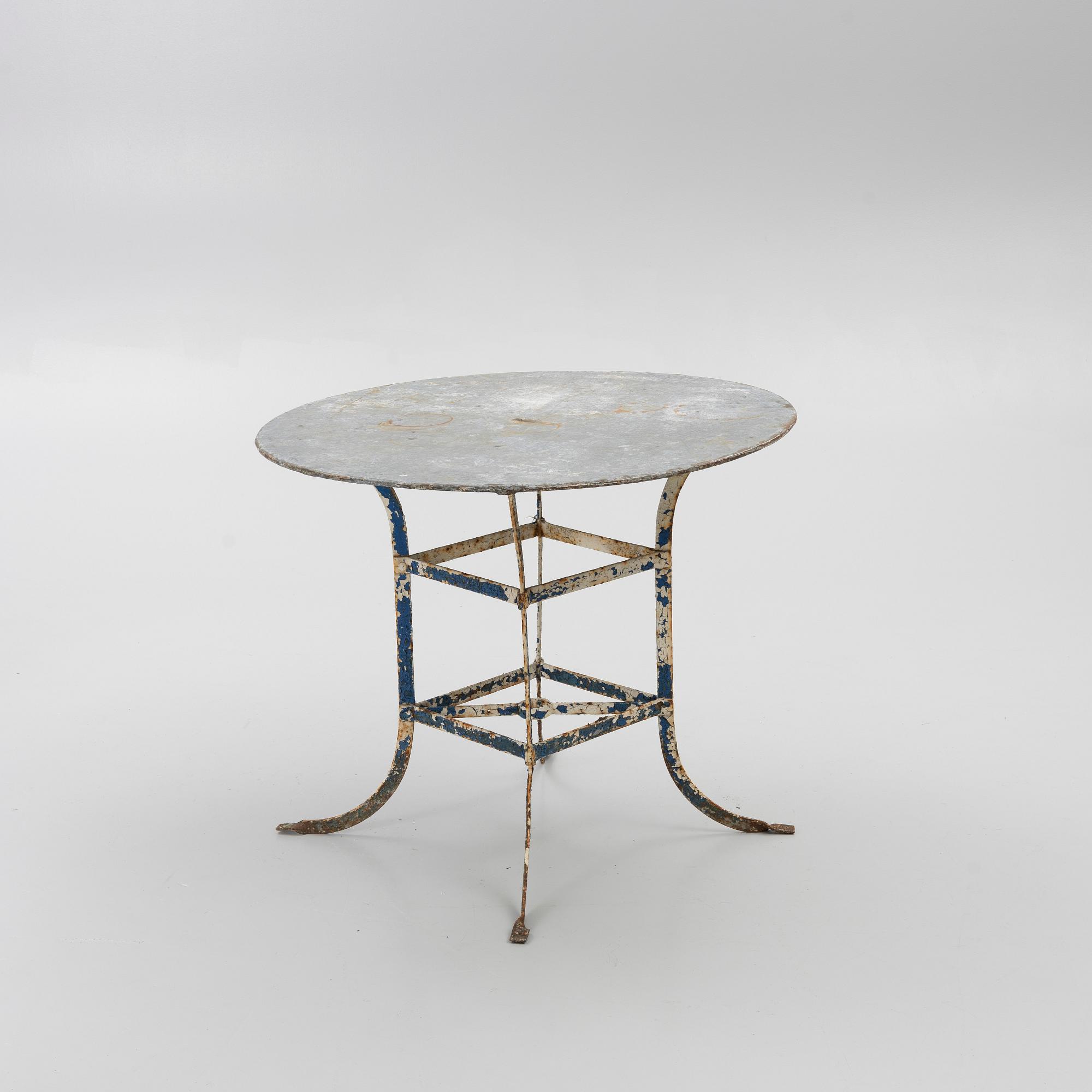 Trädgårdsmöbler, 3 delar, troligen Frankrike, 1900-talets mitt.