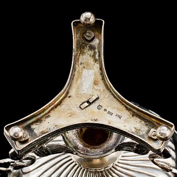 SOCKERSKÅL, silver, Bengt Tellander, Jönköping, 1830. Tot. v. 620 g.