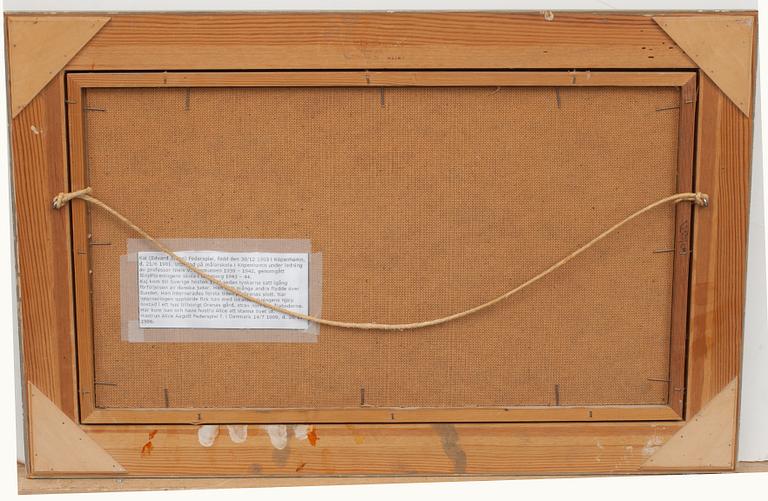 KAI FEDERSPIEL, olja på duk, signerad och daterad 1958.