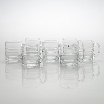 Timo Sarpaneva, set of 51 'Pisaranrengas' (Expanding rings) 2054 glasses for Iittala.