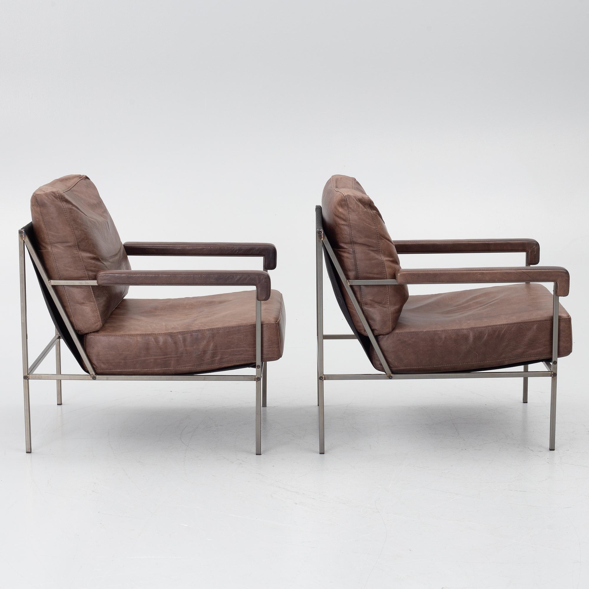 Jonas Ihreborn, a pair of 'Seventy-Five' armchairs, 2017.