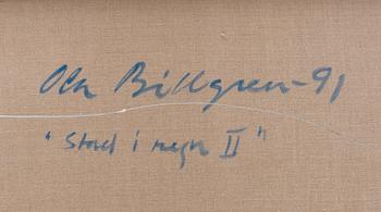 Ola Billgren, 'Stad i regn II'.