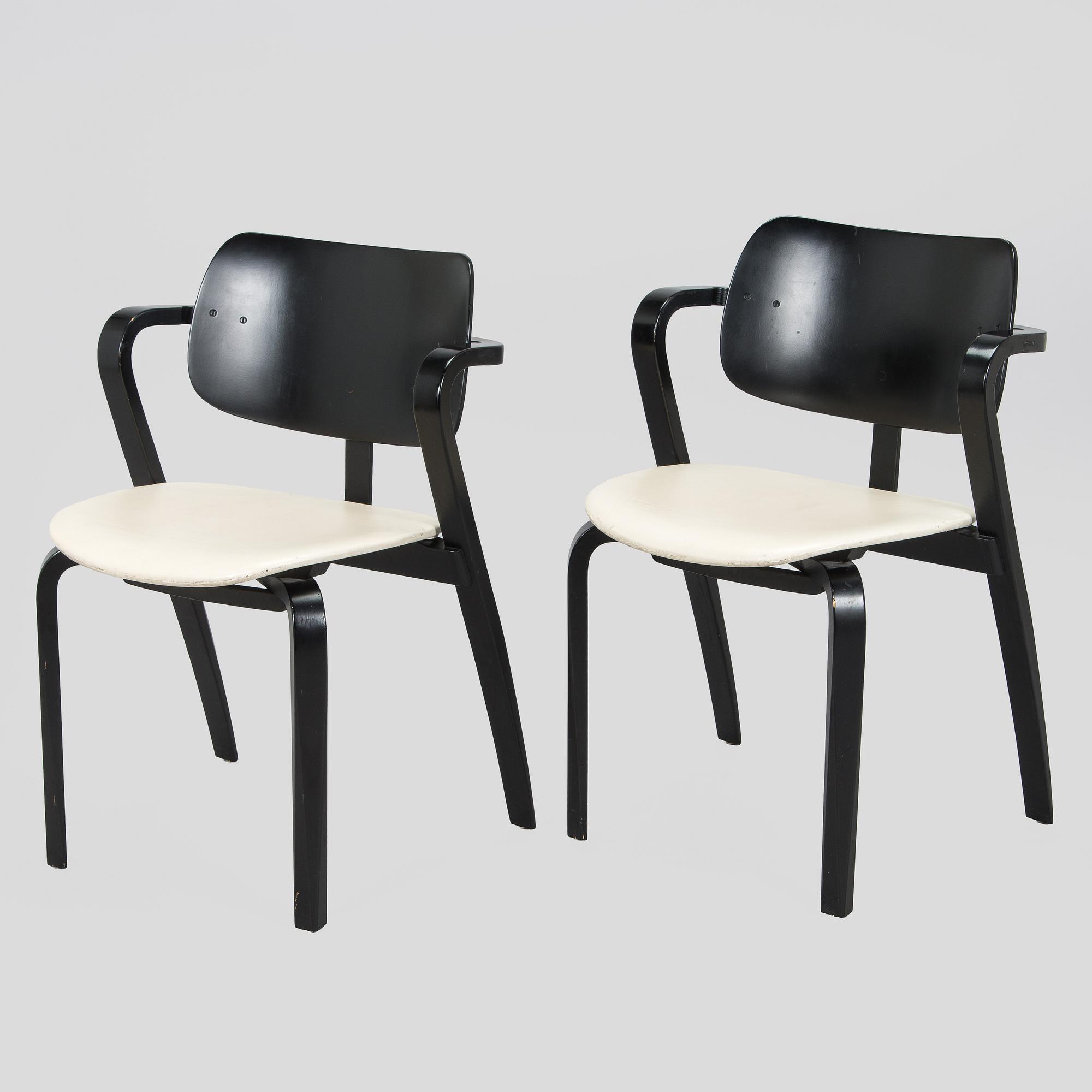 Ilmari Tapiovaara, a set of six 1960s 'Aslak' armchairs for Asko, Finland.