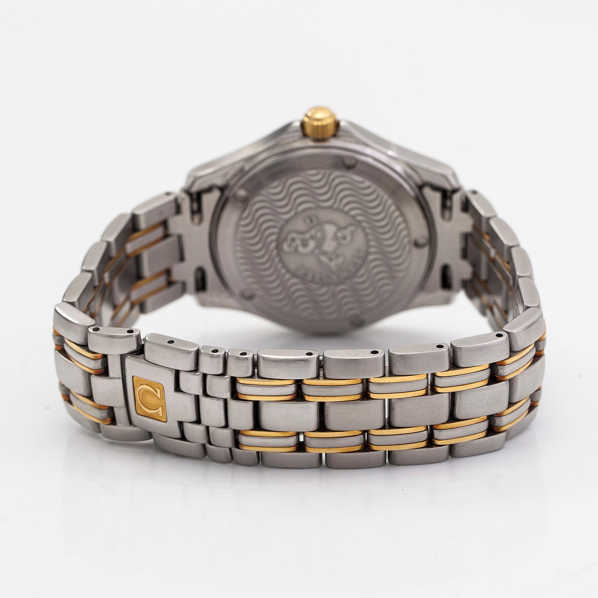 Omega, Seamaster, 120m, armbandsur, 36,5 mm.