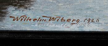 WILHELM WIBERG, olja på duk, signerad och daterad 1926.